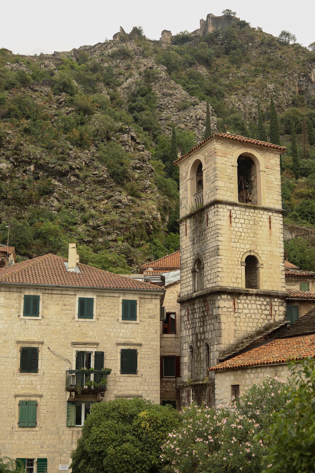 Architecture venitienne à Kotor au Monténégro