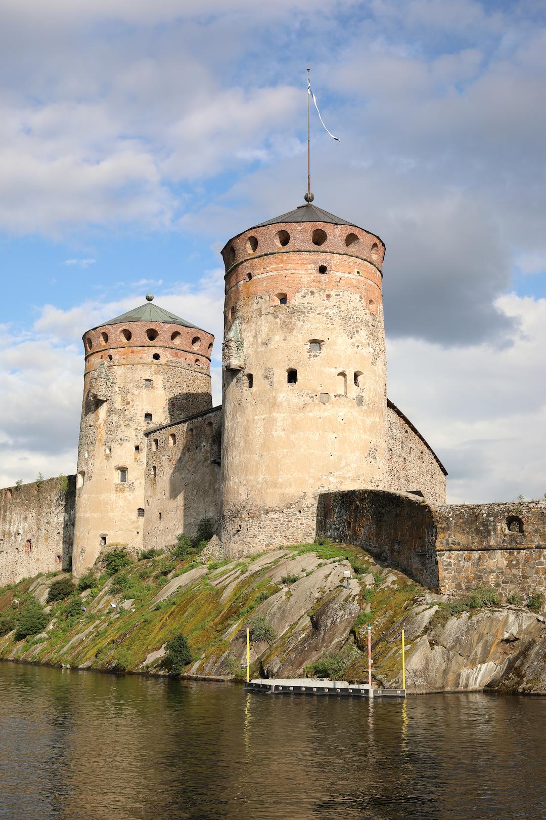 le chateau médiéval de Savonlinna